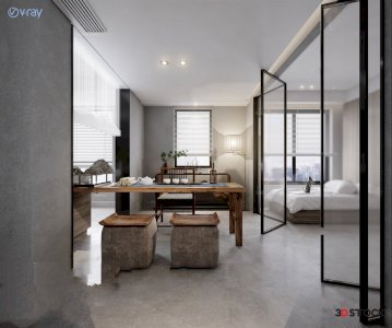 bedroom 3d max