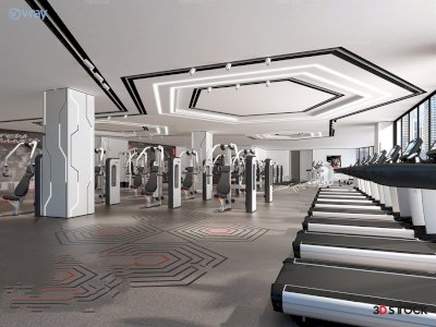 gym 3d maxa 