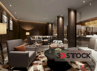 Lobby 3D Max