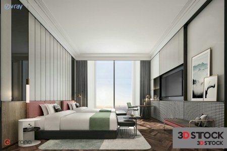 bedroom 3d max 