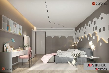 Kids room 3D MAX