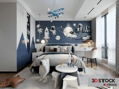 Kids room 3D MAX