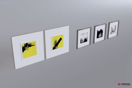 wall accessories 3d max 