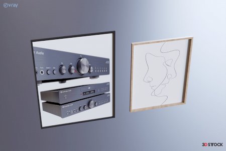 wall accessories  3d max 