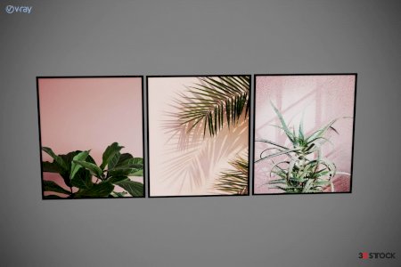 wall accessories models 3d max 