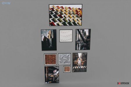 wall accessories models 3d max 