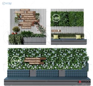 plant decor modeling 