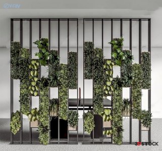  wall decor plant model