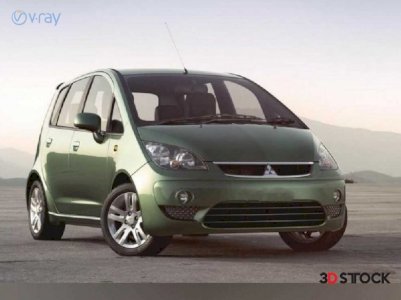 mitsubishi cold car model 3d max 