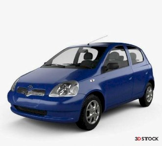 Toyota Yaris 5-door 1999 3D model