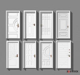 door modeling Sketchup