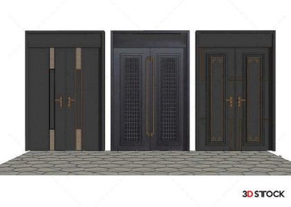 door modeling Sketchup
