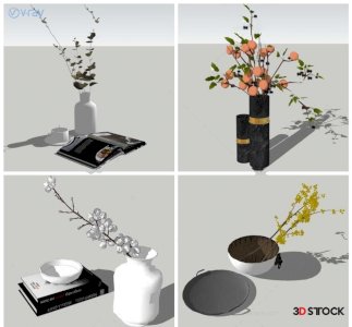 indoor and outdoor plant models