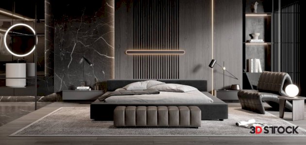 Interiors sets modeling 3ds max