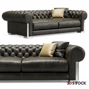 chesterfield seat 3DModel