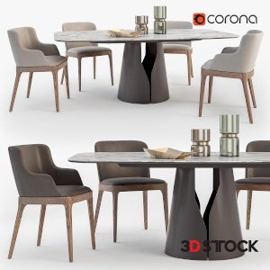 Dining set 3DModel
