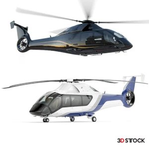 Helicopter KA-162 Private Heli 3DModel