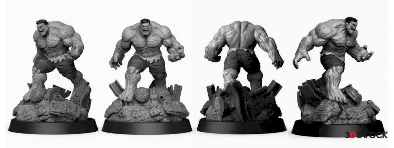 HULK 3D STL