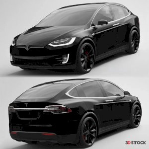 Tesla Model X 3DModel