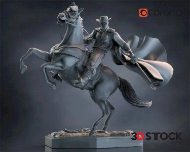 Zorro 3DPrint Model