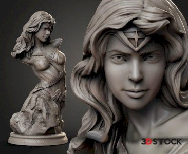 Wonder Woman Buste 3DPrint