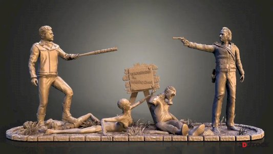 the walking dead 3DPrint