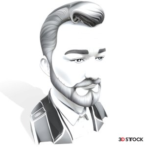Stylish Gentleman Bust