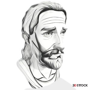 Contemplative Wanderer Bust