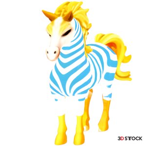 Sunshine Zebra - Designer Toy Figure