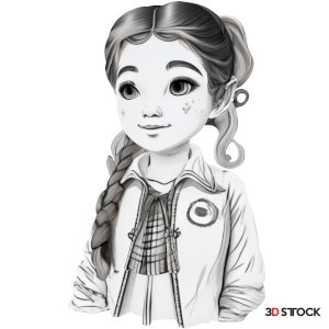 Anime School Girl Bust