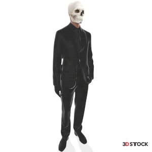 Gentleman Skull in a Suit