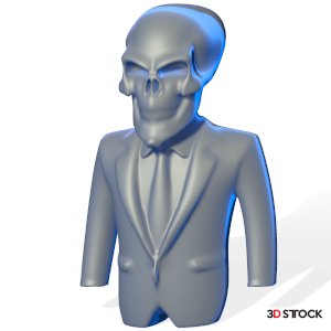 Dapper Skull Bust
