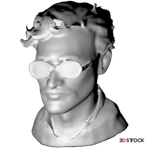 Modernist Blindfold Bust