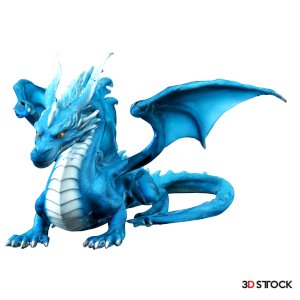 AZURE DRAGON FIGURINE