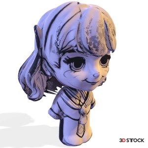 Enchanted Elf Chibi Figurine
