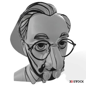 Friendly Glasses Bust