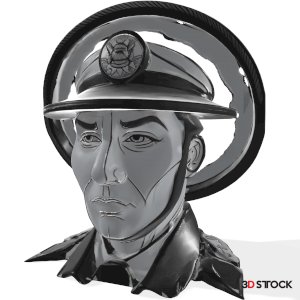 Naval Officer Commemorative Bust