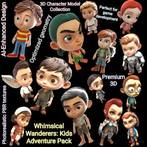 Whimsical Wanderers: Kids Adventure Pack