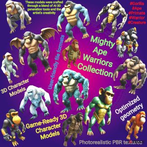 Mighty Ape Warriors Collection