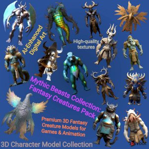 Mythic Beasts Collection: Fantasy Creatures Pack
