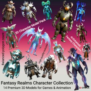 Fantasy Realms Character Collection