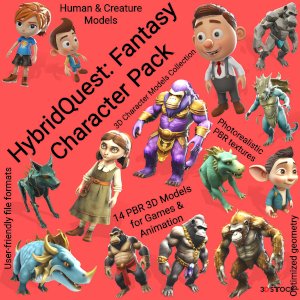 HybridQuest: Fantasy Character Pack