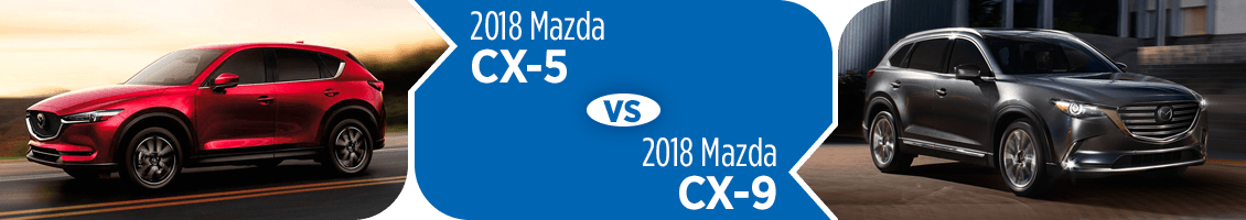 2018 Mazda CX-5 vs 2018 Mazda CX-9 Comparison in Butler, PA