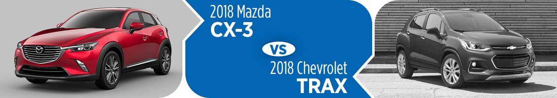 2018 Mazda CX-3 VS 2018 Chevrolet Trax Comparison Information in Butler, PA