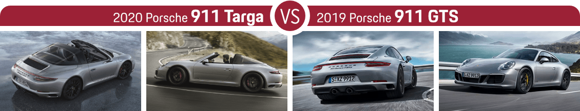 2020 Porsche 911 Targa 4 vs 2019 Porsche 911 GTS Exterior