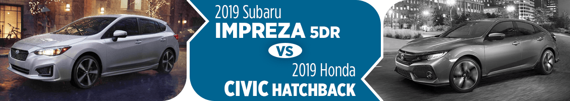 2019 Subaru Impreza 5-Door VS 2019 Honda Civic Features