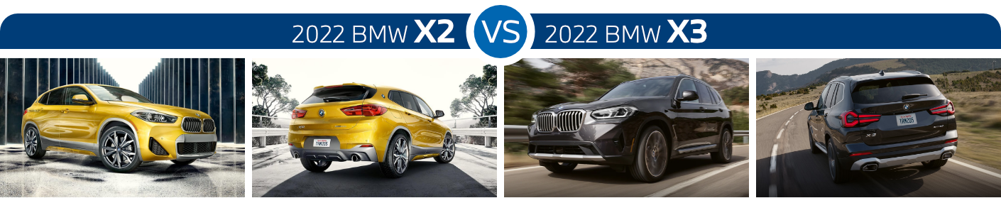 The Differences & Similarities Of The 2022 BMW X2 vs X3 in Torrance, CA