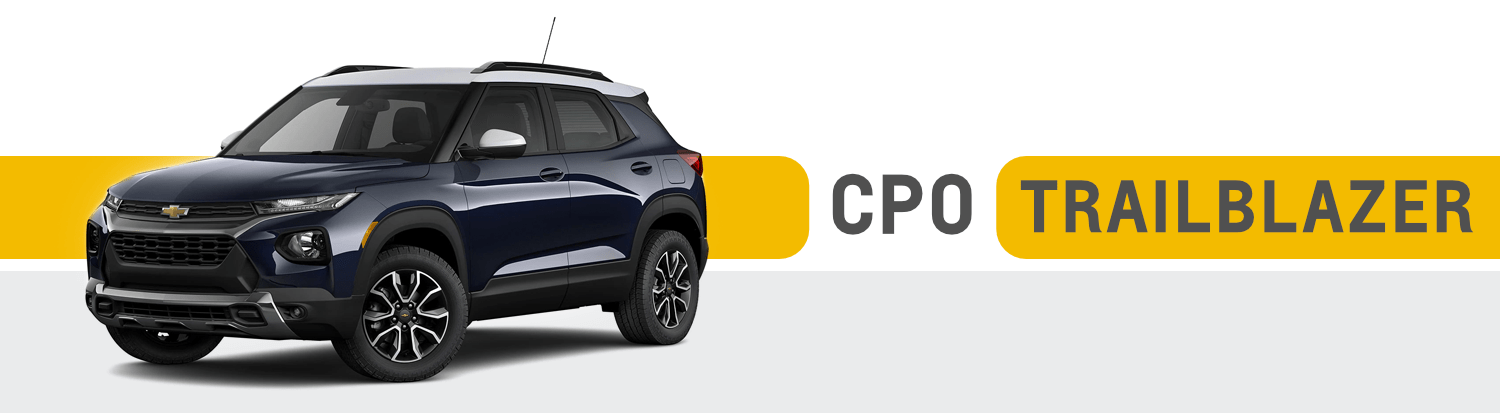 CPO Chevrolet Trailblazer Model Information