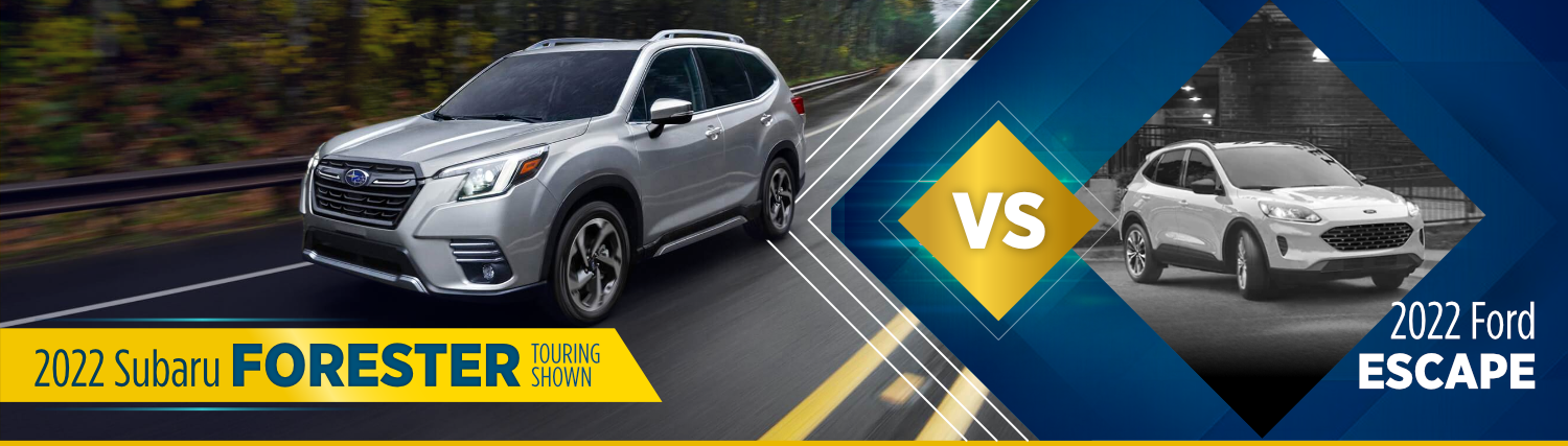 Comparing the 2022 Subaru Forester Against the 2022 Ford Escape