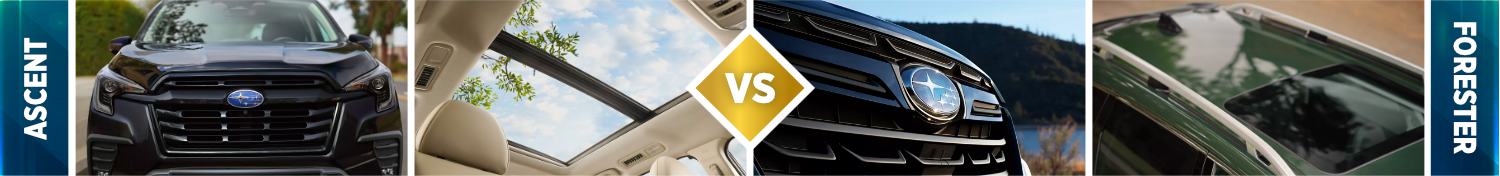 2024 Subaru Ascent vs 2024 Subaru Forester Features